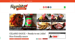 Desktop Screenshot of nigerianfoodchannel.com
